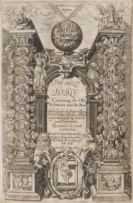 Lot 208 - Bible [English]. The Holy Bible Conteyning the Old Testament and the New, 1633