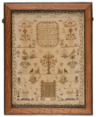 Lot 346 - Sampler. A needlework by Mary Bradshaw, 1819