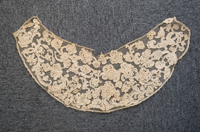 Lot 334 - Milanese Lace. A length of lace, Italy, 19th century, & others