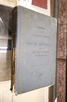 Lot 5 - Australia. Reports from the Select Committee on South Australia..., 1841