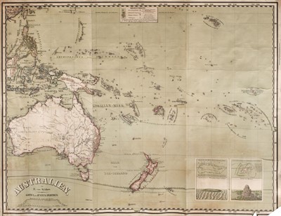 Lot 3 - Australasia. Von Sydow (E.), Australien, Gotha: 1873