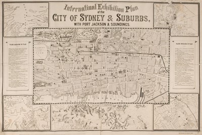 Lot 71 - Sydney. International Exhibition Plan of the City of Sydney..., circa 1880