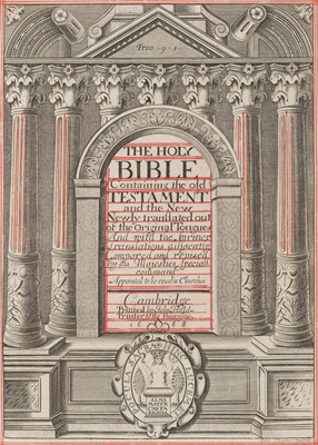 Lot 220 - Bible [English]. The Holy Bible containing the Old Testament and the New..., Cambridge, 1668