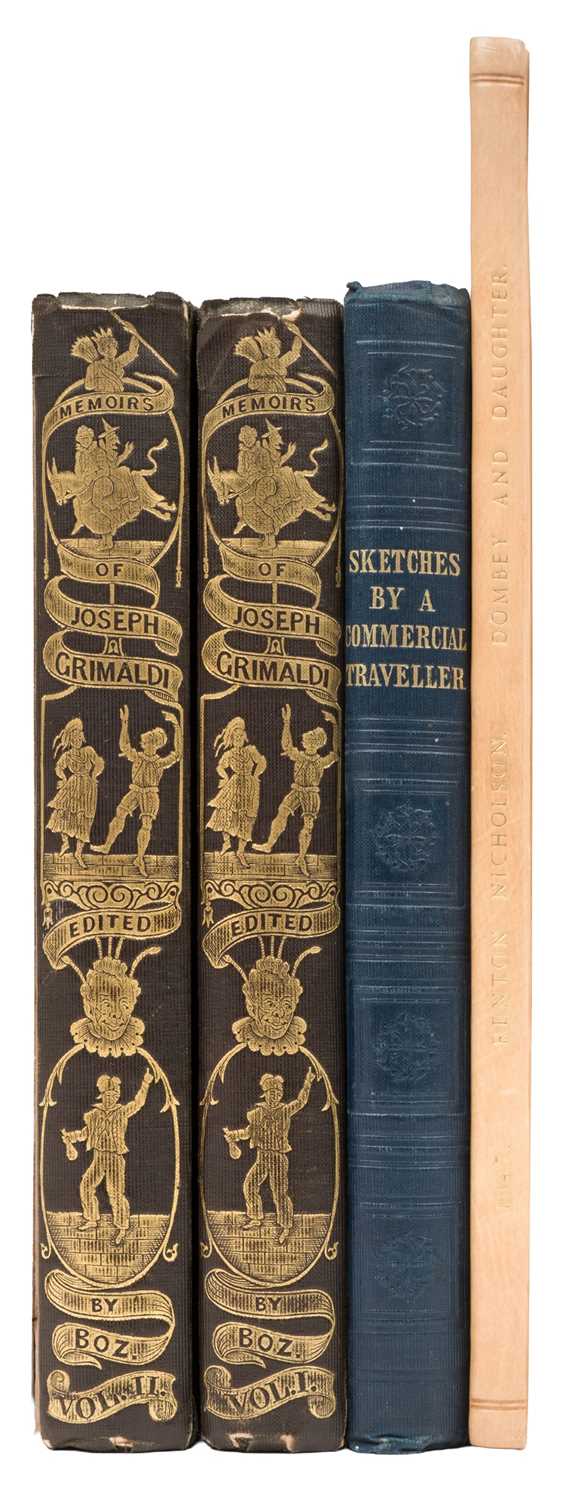 Lot 521 - Dickens (Charles). Memoirs of Joseph Grimaldi, Edited by 'Boz', London: Richard Bentley, 1838