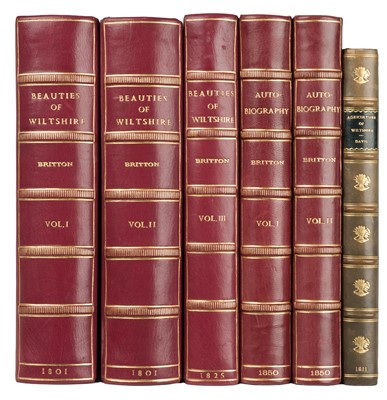 Lot 56 - Britton (John). The Beauties of Wiltshire, 1st edition, 1801-1825, and others