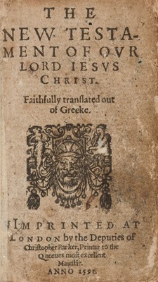 Lot 194 - Miniature New Testament. The New Testament of Our Lord Jesus Christ, 1591