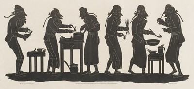 Lot 367 - Townshend (Miss Barbara Anne). Introduction to the Art of Cutting Groups of Figures, [circa 1815]