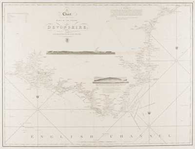 Lot 22 - Devon & Cornwall. A Chart of Part of the Coast of Devonshire..., 1826