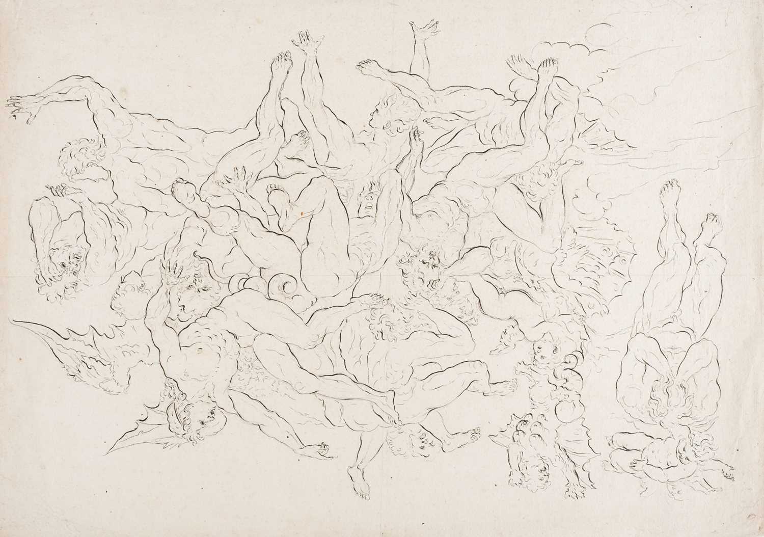 Lot 47 - LaFage (Raymond, 1656–1684). Fall of the Rebel Angels