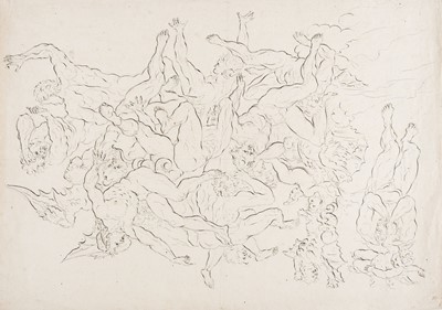 Lot 47 - LaFage (Raymond, 1656–1684). Fall of the Rebel Angels
