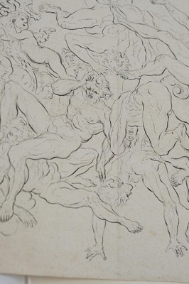 Lot 47 - LaFage (Raymond, 1656–1684). Fall of the Rebel Angels