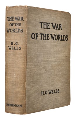 Lot 770 - Wells (H. G.) The War of the Worlds, 1st edition, 1st issue, 1898, author's presentation copy