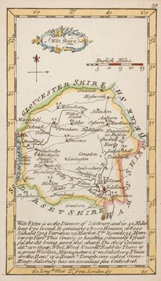 Lot 81 - Wiltshire. A collection of approximately 45 maps, 17th - 19th-century