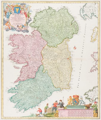 Lot 37 - Ireland. Homann (Johann Baptist), Hiberniae Regnum..., published in Nuremberg, 1715