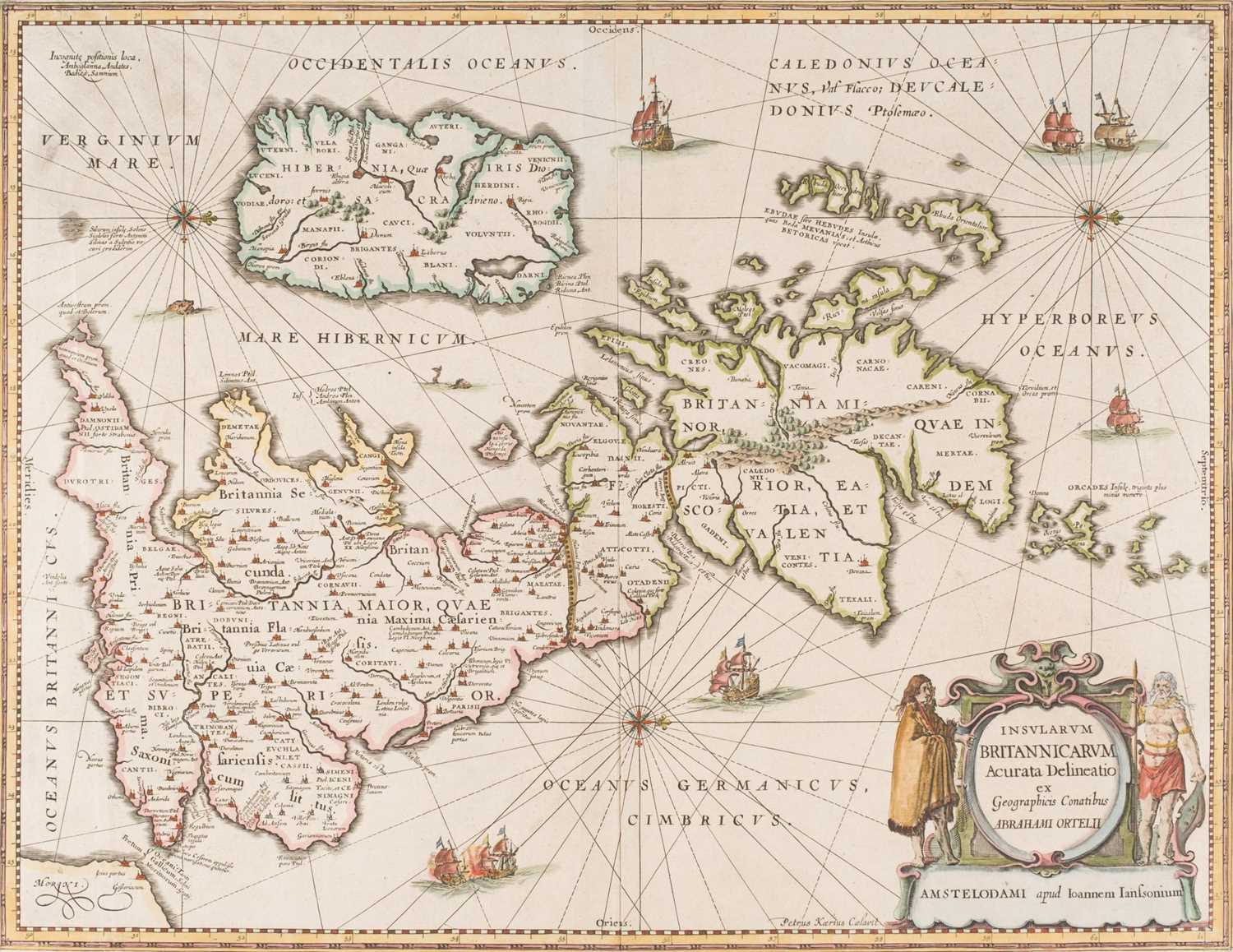 Lot 8 - British Isles. Jansson (Jan & Ortelius Abraham), Insularum Britannicarum Acurata..., circa 1646