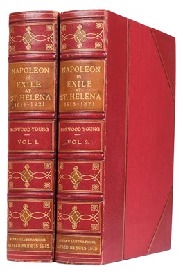 Lot 413 - Young (Norwood). Napoleon in Exile: St. Helena (1815-1821), 2 volumes, extra illustrated, 1915