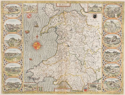 Lot 78 - Wales. Speed (John), Wales, Thomas Bassett & Richard Chiswell [1676]