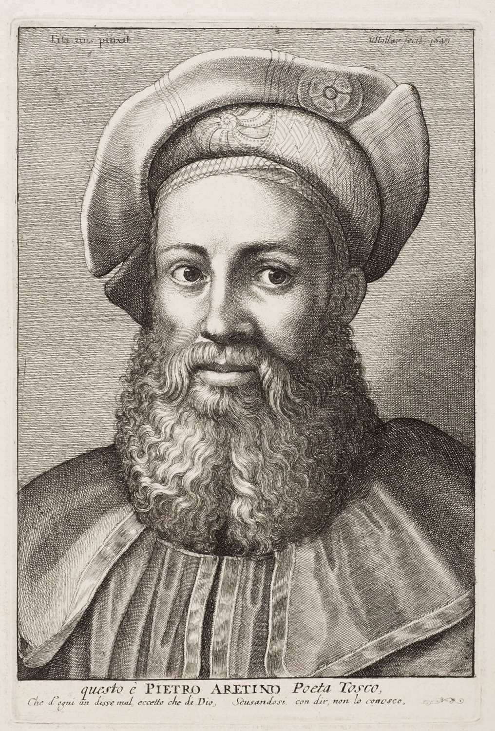 Lot 39 - Hollar (Wenceslaus, 1607-1677). Pietro Aretino, 1647