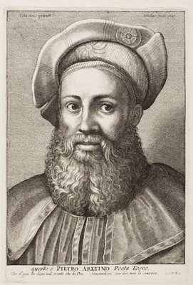 Lot 39 - Hollar (Wenceslaus, 1607-1677). Pietro Aretino, 1647