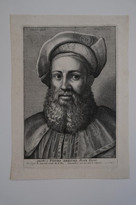 Lot 39 - Hollar (Wenceslaus, 1607-1677). Pietro Aretino, 1647