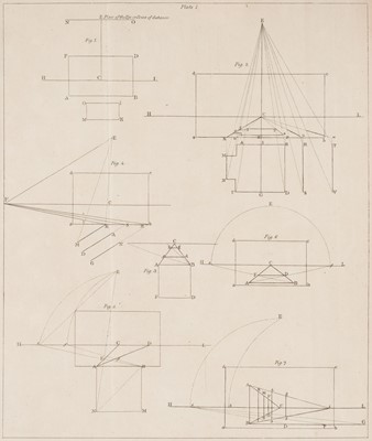 Lot 375 - Wood (John George). Six Lectures, on the Principles and Practice of Perspective, 1st edition, 1804
