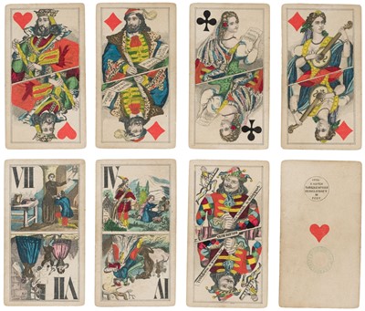 Lot 547 - Hungarian Tarock. Germanic-style tarot deck, J. Wilner, circa 1865