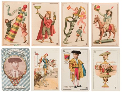 Lot 554 - Spanish playing cards. A. Solé Alsina chocolates, Barcelona: J. Colomer, circa 1896, & 5 others