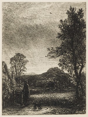 Lot 159 - Palmer (Samuel, 1805-1881). The Skylark, 1850, etching