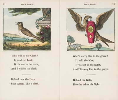 Lot 495 - J. Harris (and Son, publishers). Cock Robin, A Pretty Painted Toy..., circa 1820