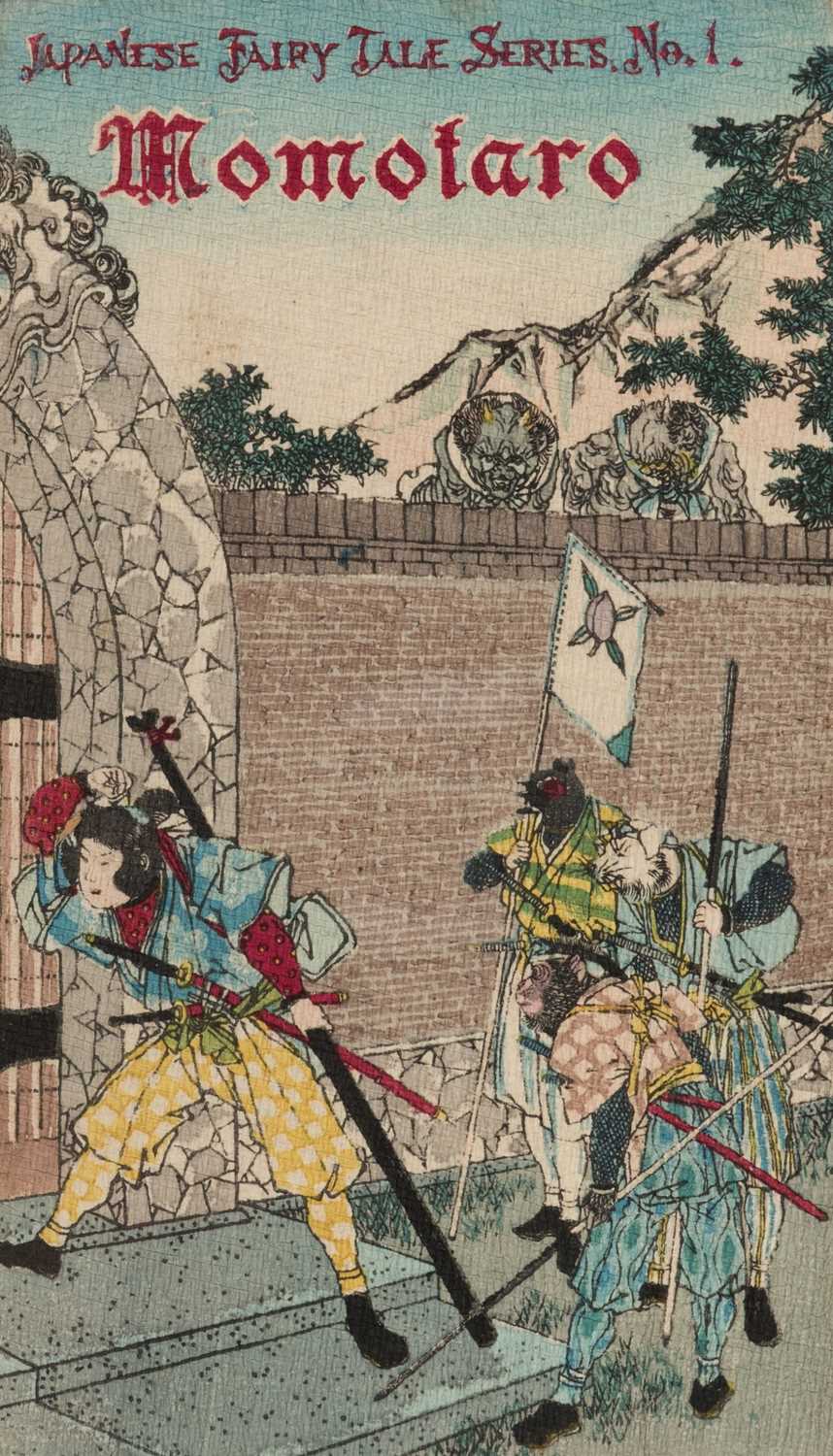 Lot 514 - Japanese Fairy Tale series. Numbers 1-16, in 4 volumes, Griffith Farran & Co., circa 1880s