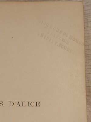 Lot 522 - Dodgson (Charles Lutwidge, 'Lewis Carroll') Aventures d'Alice, 1st French edition, 1869