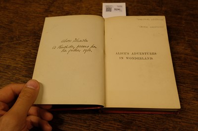 Lot 524 - Dodgson (Charles Lutwidge, 'Lewis Carroll'). The Songs From "Alice's Adventures ', 1st edition, 1870