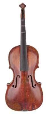Lot 456 - Violin. School of Benjamin Banks, English, full size, 18th century