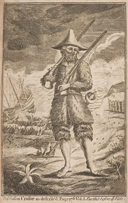 Lot 477 - [Defoe (Daniel)]. Robinson Crusoe; of York, Mariner..., 2 volumes, 1736