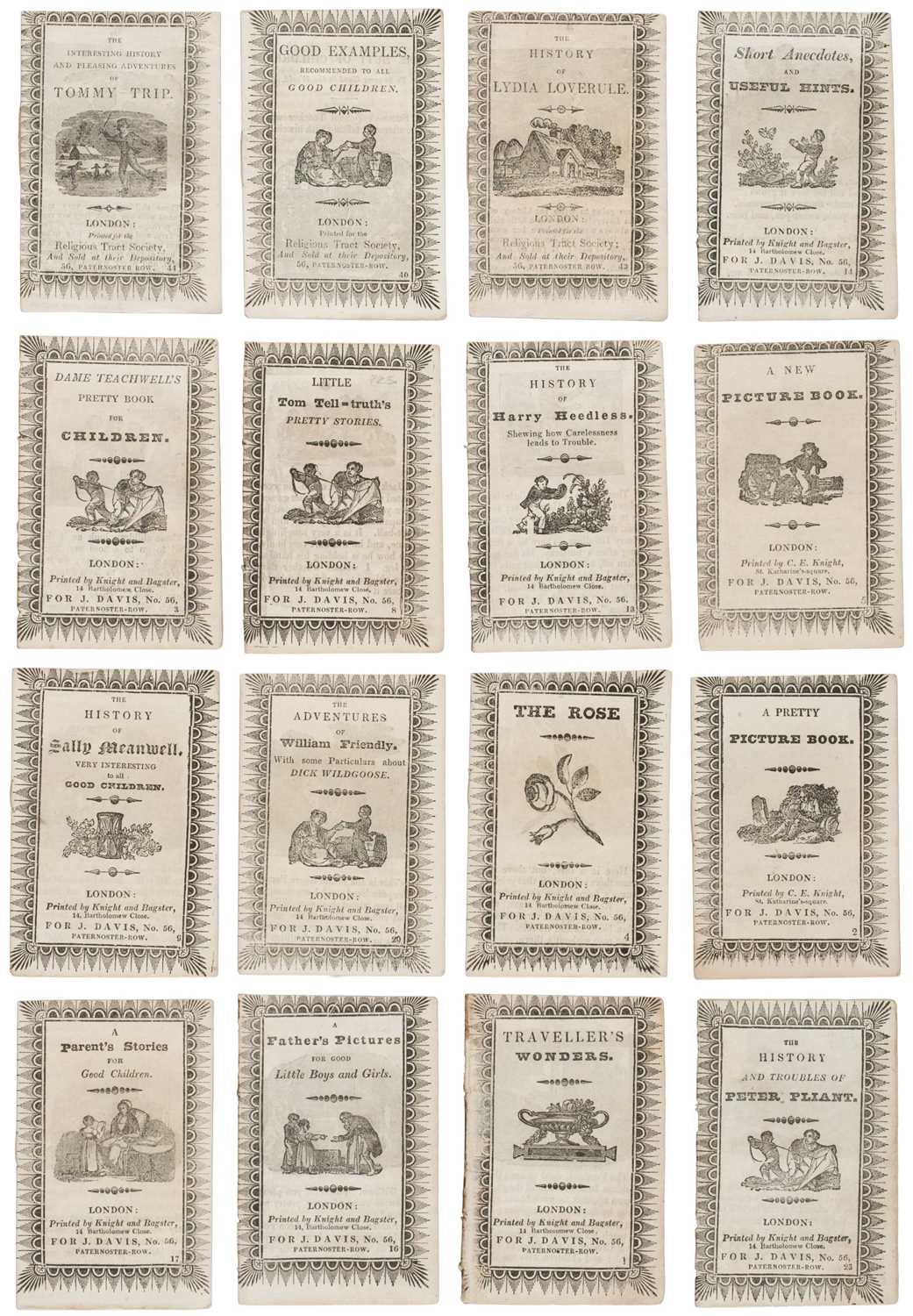 Lot 505 - Chapbooks. A collection of 16 chapbooks from the same series, c. 1830