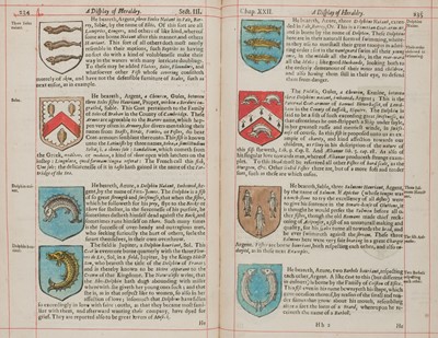 Lot 216 - Guillim (John). A Display of Heraldrie…, 4th edition, London: Richard Blome, 1660