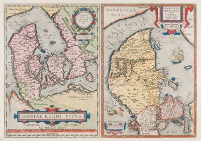 Lot 117 - Denmark. Ortelius (Abraham), Daniae Regni Typus..., [1598]
