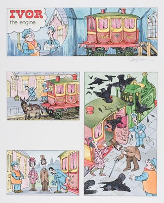 Lot 627 - Firmin (Peter). Ivor the Engine, 22nd September 1983, watercolour