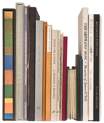 Lot 676 - Kent (Rockwell). How I Make a Wood Cut, 1934, Shahn (Ben). Love & Joy about Letters, 1963, & others