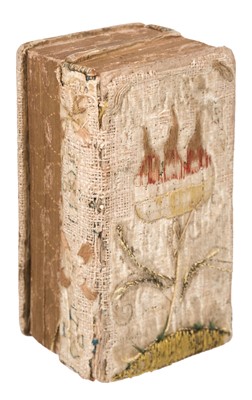 Lot 209 - New Testament & Whole Booke of Psalmes, dos-a-dos embroidered binding, 1633