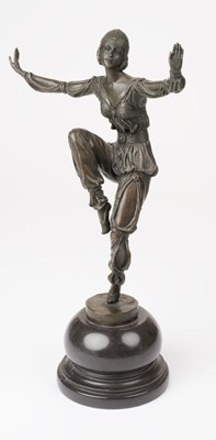 Lot 521 - Laurel (Pierre, 1882-1962). An art deco style bronze after Laurel