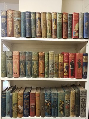 Lot 474 - Pictorial Cloth. A large collection of 19th & early 20th Century pictorial cloth. Approximately 150 volumes