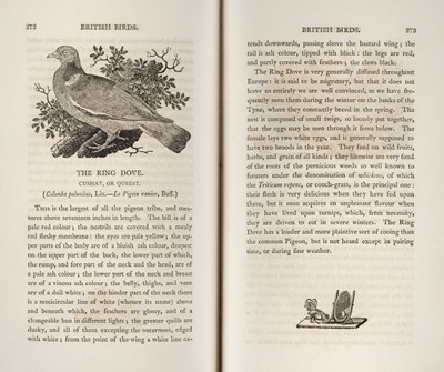 Lot 159 - Bewick (Thomas). A History of British Birds, & [Thomas Boreman]. Three Hundred Animals, 1809/1812