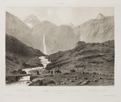 Lot 133 - Ciceri (Eugene). Les Pyrénées dessinées d’après nature et lithographiées, circa 1870