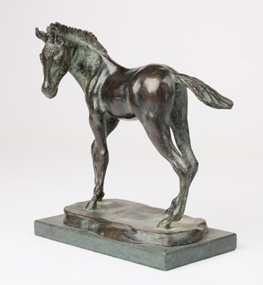 Lot 529 - Mortimer (Percy). "Foal", contemporary bronze, modelled as a young foal