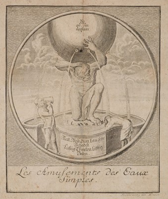 Lot 241 - Hahn (Johann Siegmund). Unterricht von Krafft und Würckung des frischen Wassers, 1749