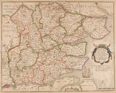Lot 120 - Essex. Smith (William), A New Mapp of the County of Essex..., 1713