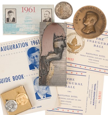 Lot 520 - Kennedy (John Fitzgerald, 1917-1963). Kennedy Inauguration Medal, 1961