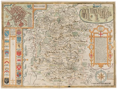 Lot 158 - Wiltshire. Speed (John), Wilshire, published by Roger Rea [1662]