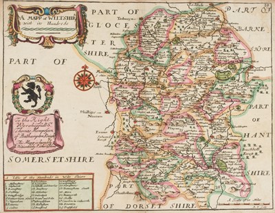Lot 156 - Wiltshire. A collection of approximately 60 maps, 17th - 19th-century